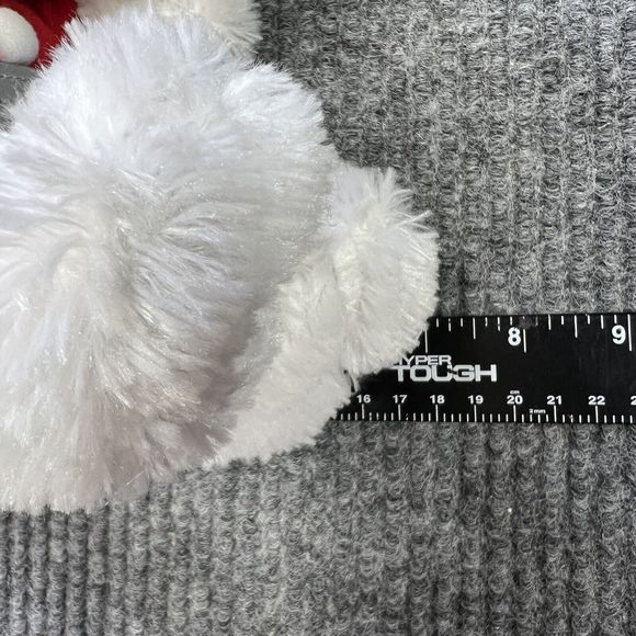 Hallmark Snoopy Santa Christmas 9" Plush Peanuts‎ Santa Embroidered Eyes Jingle - Picture 14 of 14